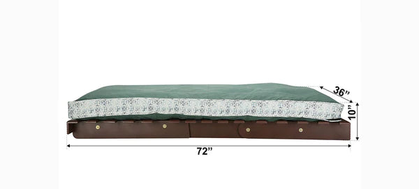 Futon: Wooden Single Futon Sofa Cum Bed