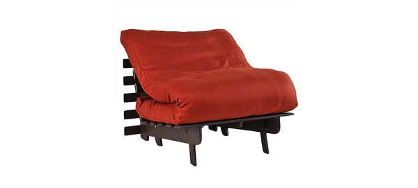 Futon: Wooden Single Futon Sofa Cum Bed
