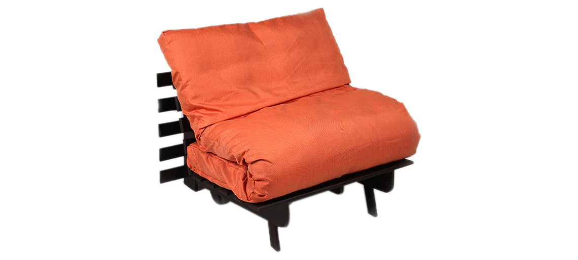 Futon: Wooden Single Futon Sofa Cum Bed