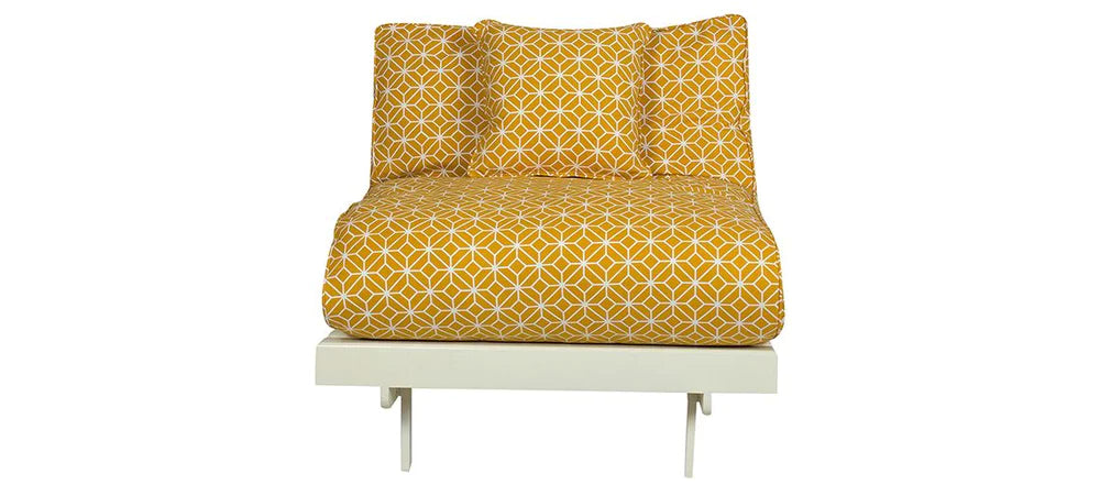 Futon: Wooden Single Futon Sofa Cum Bed
