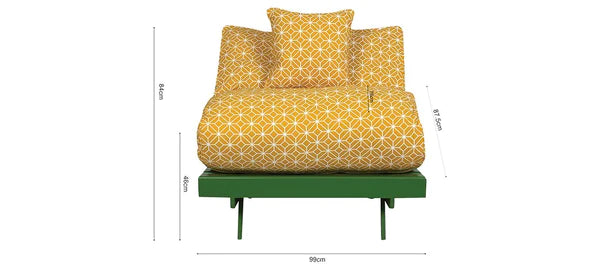 Futon: Wooden Single Futon Sofa Cum Bed