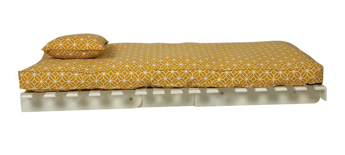 Futon: Wooden Single Futon Sofa Cum Bed