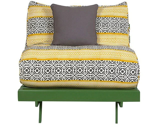 Futon: Wooden Single Futon Sofa Cum Bed