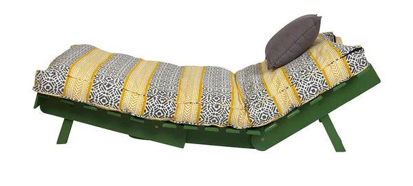 Futon: Wooden Single Futon Sofa Cum Bed