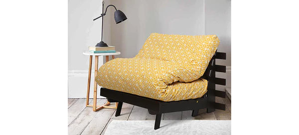 Futon: Wooden Single Futon Sofa Cum Bed
