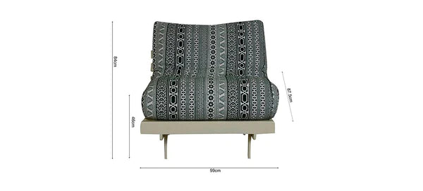 Futon: Wooden Single Futon Sofa Cum Bed