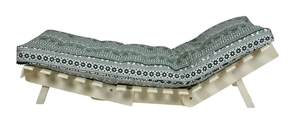 Futon: Wooden Single Futon Sofa Cum Bed