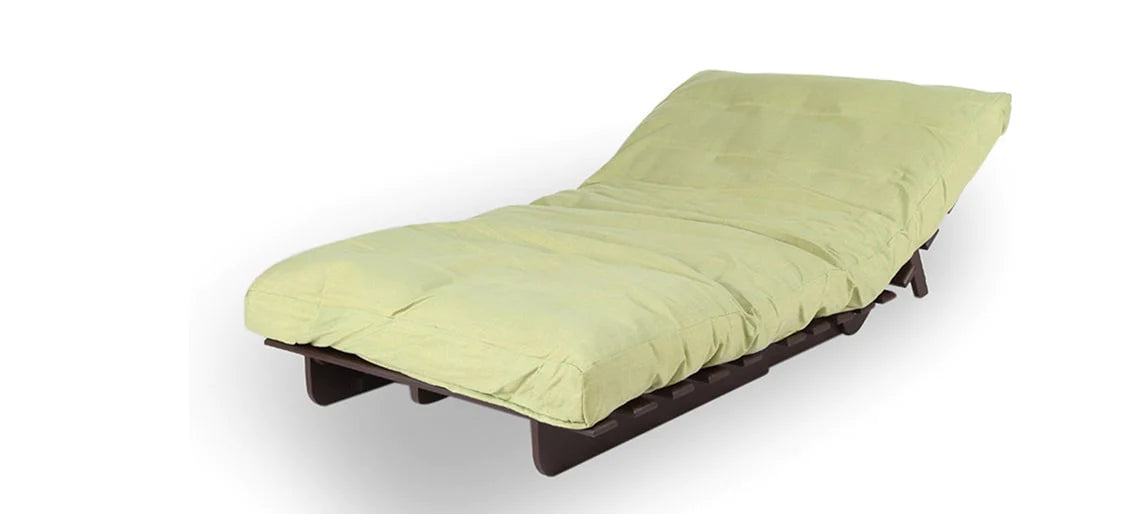 Futon: Wooden Single Futon Sofa Cum Bed