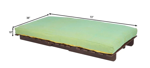 Futon: Wooden Single Futon Sofa Cum Bed