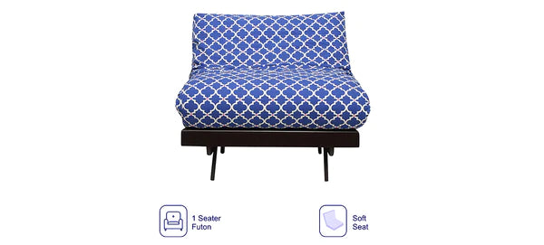 Futon: Wooden Single Futon Sofa Cum Bed