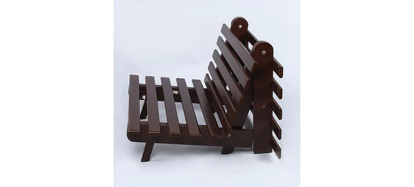 Futon: Wooden Single Futon Sofa Cum Bed