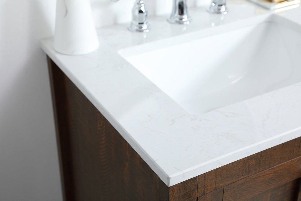 Single Sink Vanities: 24 in. Single Bathroom Vanity