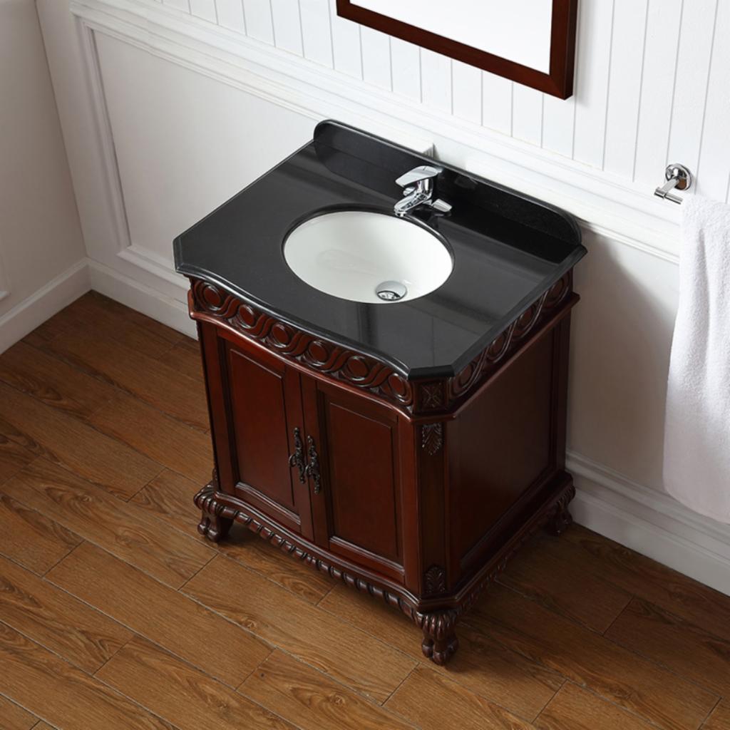 Single Sink Vanities: 30 in. Single Bathroom Vanity