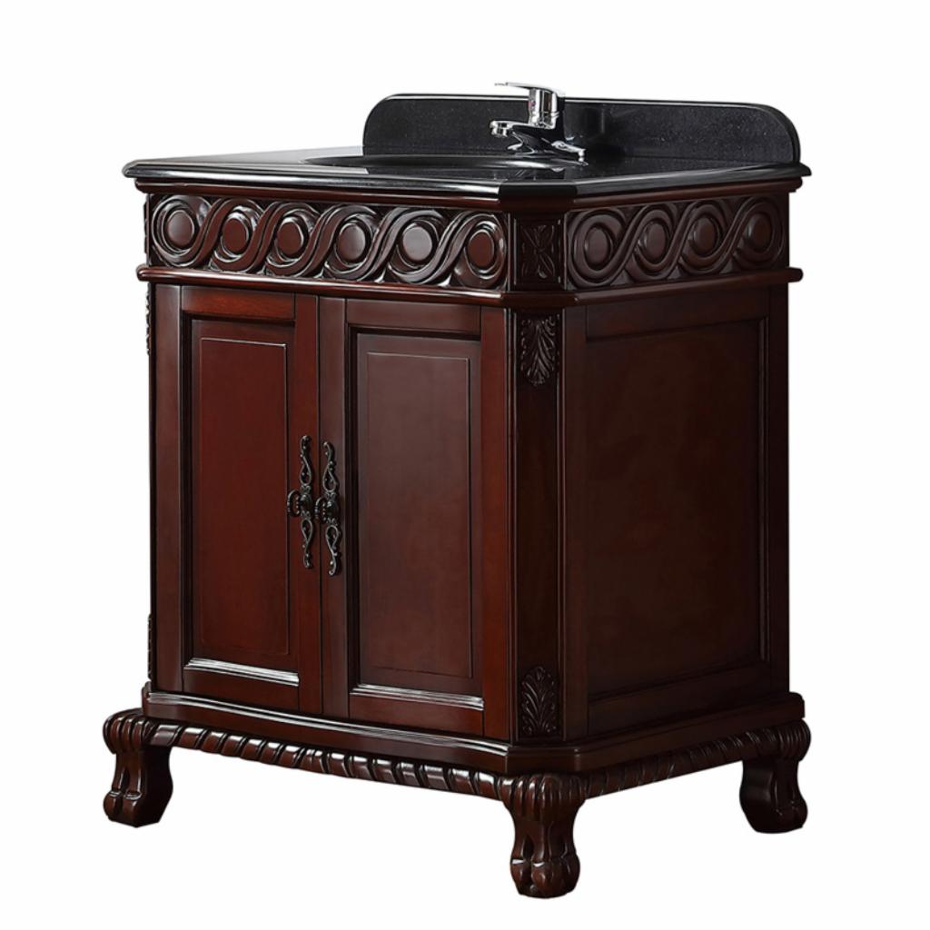 Single Sink Vanities: 30 in. Single Bathroom Vanity