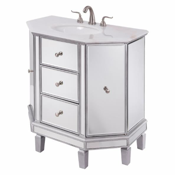 Single Sink Vanities: 35 in. Single Bathroom Vanity Base