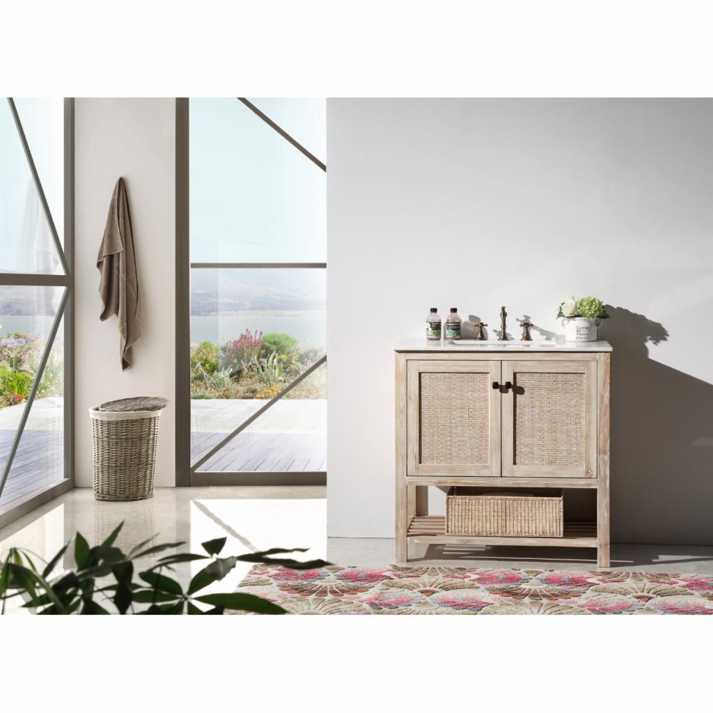 Single Sink Vanities: 36 in. Single Bathroom Vanity