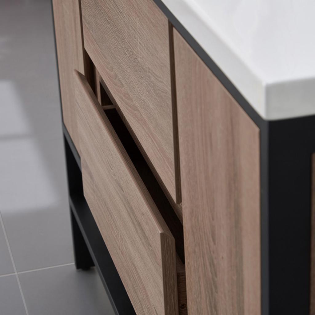 Single Sink Vanities: 48 in. Single Bathroom Vanity
