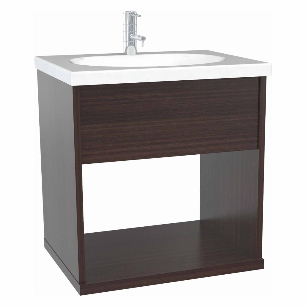Single Sink Vanities: Espresso Wall Mounted Bathroom Vanity