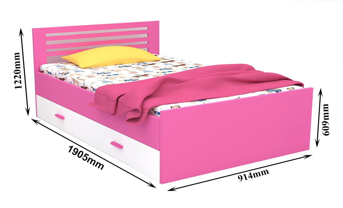 Single bed : Trundle Kids Furniture