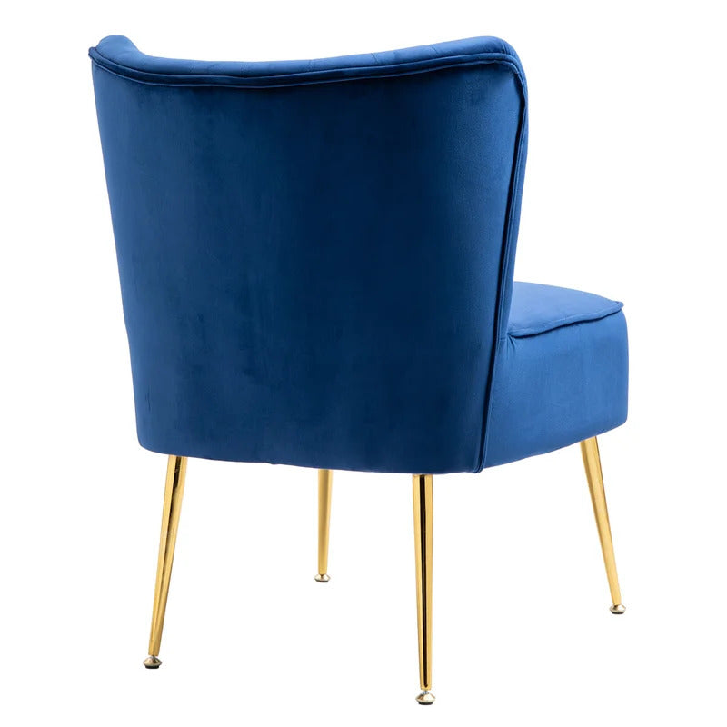 Slipper Chair: 22.24'' Wide Velvet Slipper Chair (Set of 2)