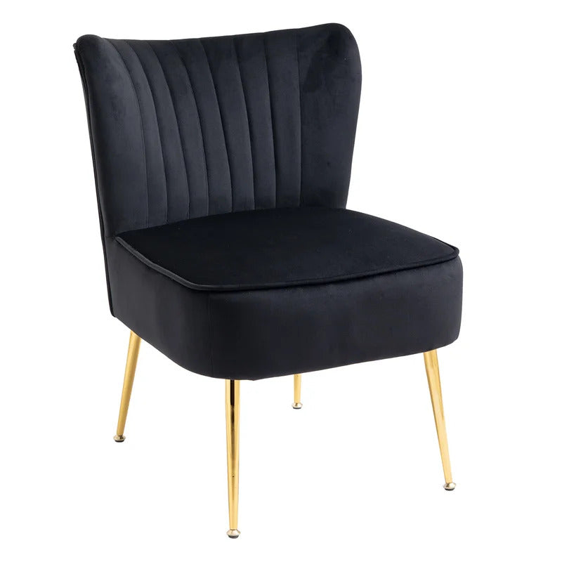Slipper Chair: 22.24'' Wide Velvet Slipper Chair (Set of 2)