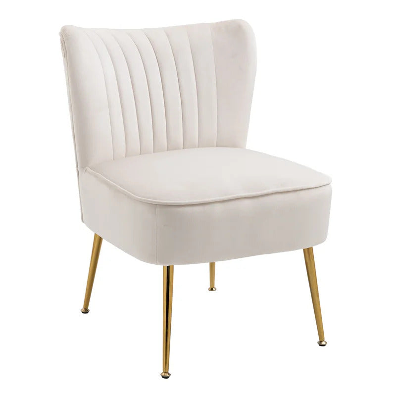 Slipper Chair: 22.24'' Wide Velvet Slipper Chair (Set of 2)