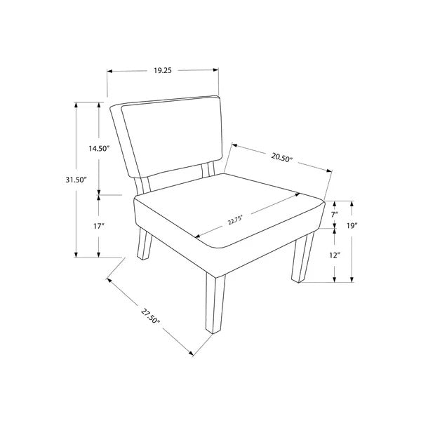 Slipper Chair: 22.75'' Wide Slipper Chair