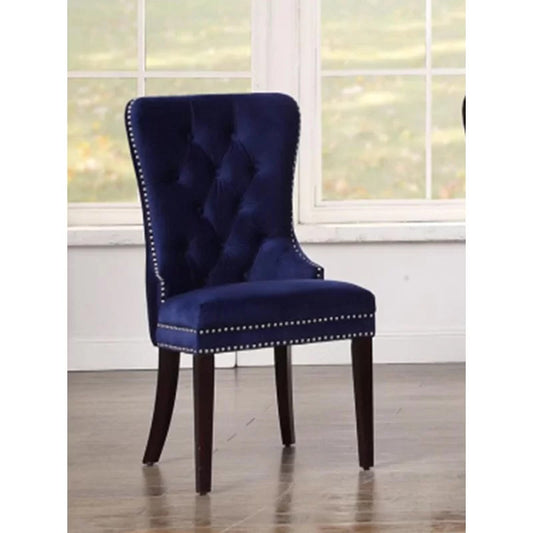 Slipper Chair: 22.83'' Wide Tufted Velvet Slipper Chair