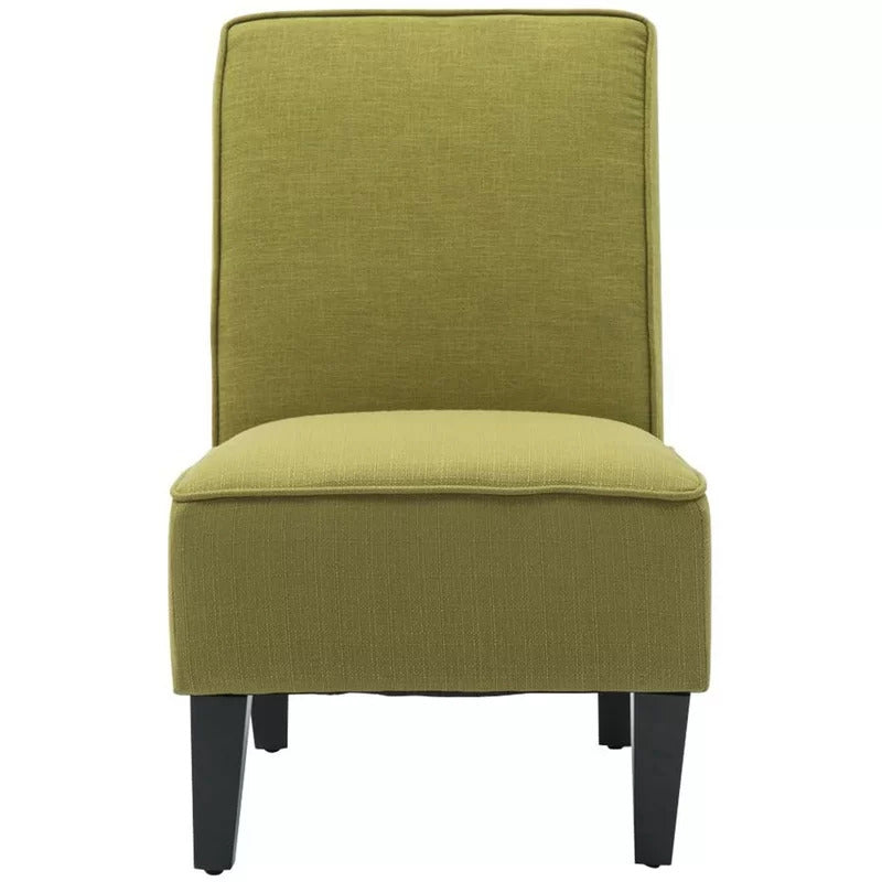 Slipper Chair: 22'' Wide Linen Slipper Chair
