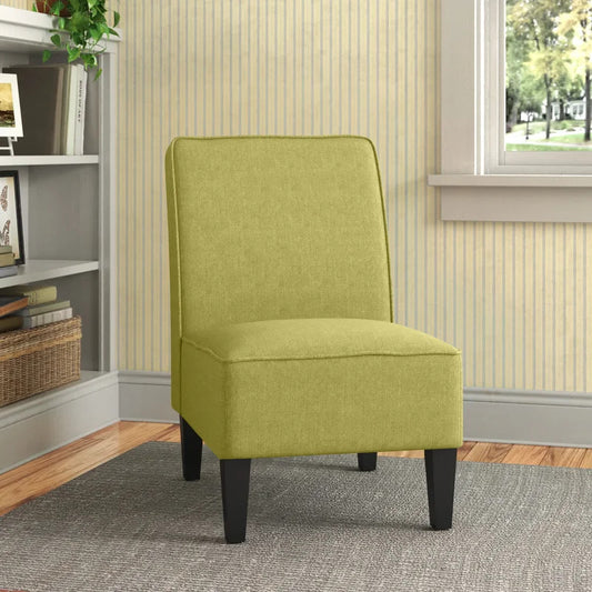 Slipper Chair: 22'' Wide Linen Slipper Chair