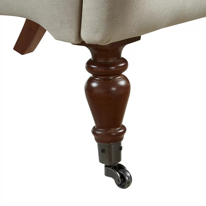 Slipper Chair: 23.5'' Wide Tufted Slipper Chair