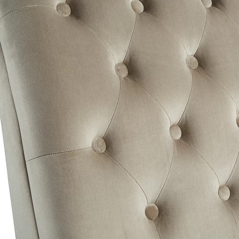 Slipper Chair: 23.5'' Wide Tufted Slipper Chair