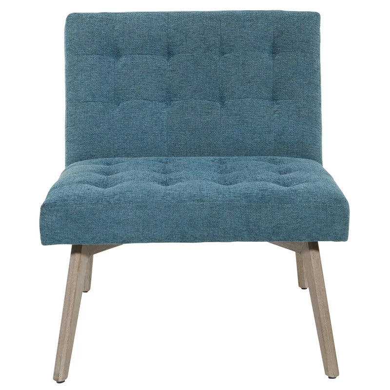Slipper Chair: 26.5'' Wide Tufted Slipper Chair