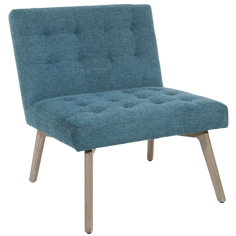 Slipper Chair: 26.5'' Wide Tufted Slipper Chair