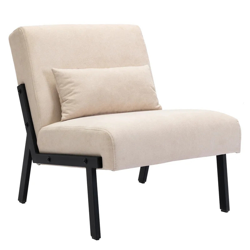 Slipper Chair: 26'' Wide Tufted Slipper Chair