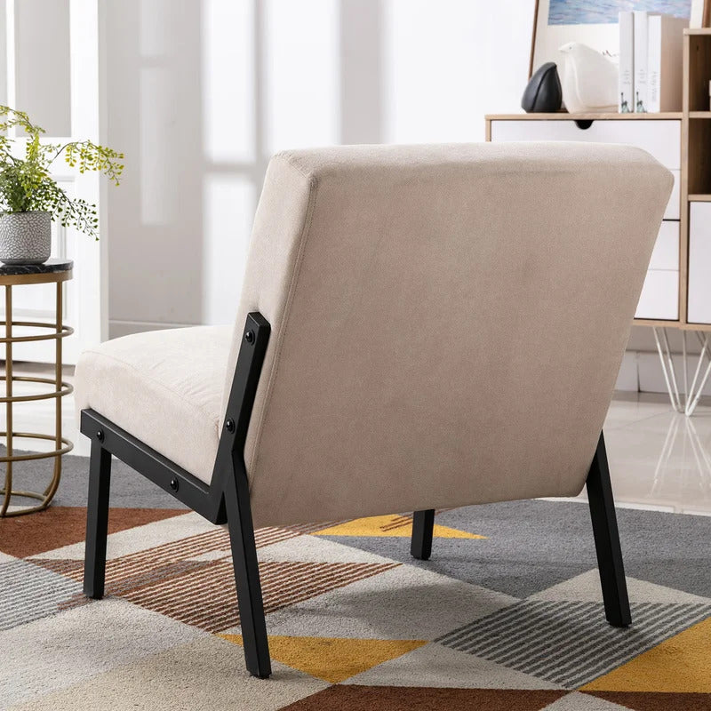 Slipper Chair: 26'' Wide Tufted Slipper Chair