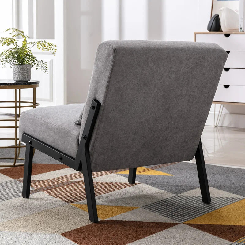 Slipper Chair: 26'' Wide Tufted Slipper Chair