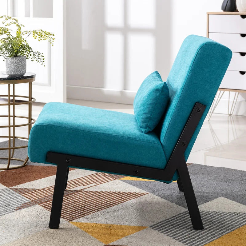 Slipper Chair: 26'' Wide Tufted Slipper Chair