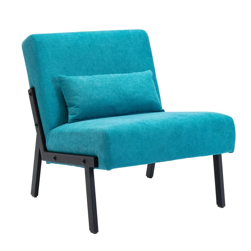 Slipper Chair: 26'' Wide Tufted Slipper Chair