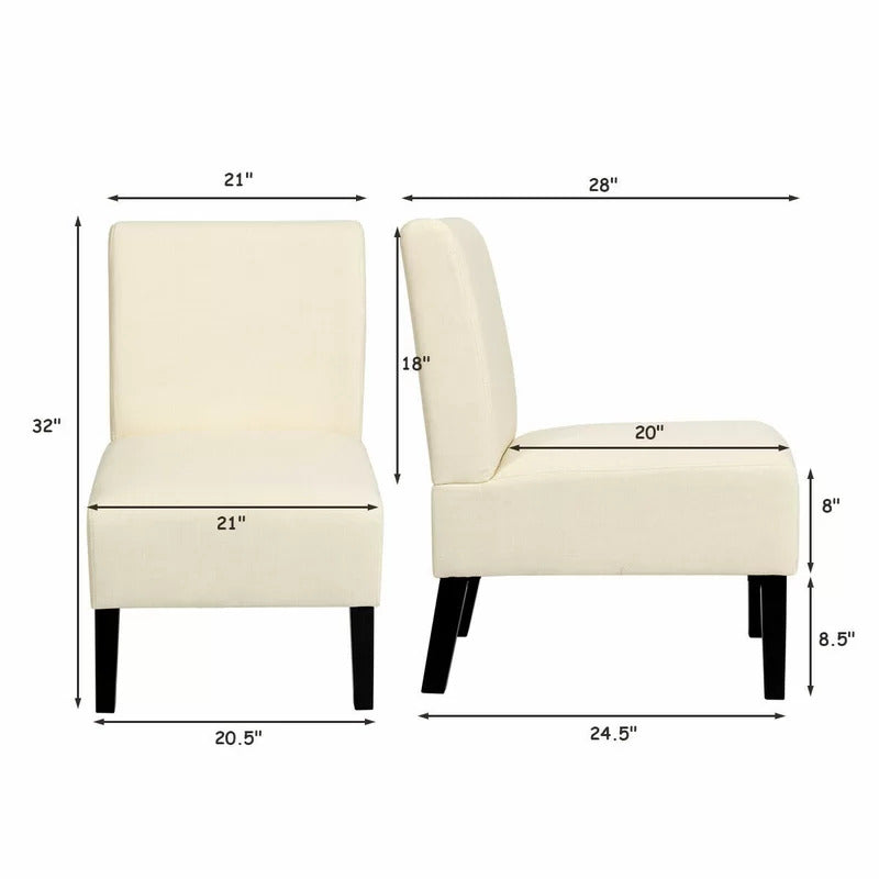 Slipper Chair: 28'' Wide Slipper Chair