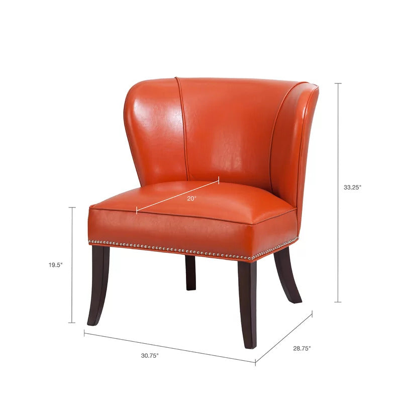 Slipper Chair: 30.75'' Wide Slipper Chair