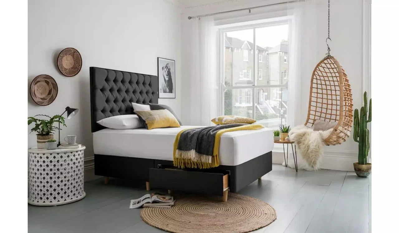 Small Double Bed : 2 Drawer Small Double Bed