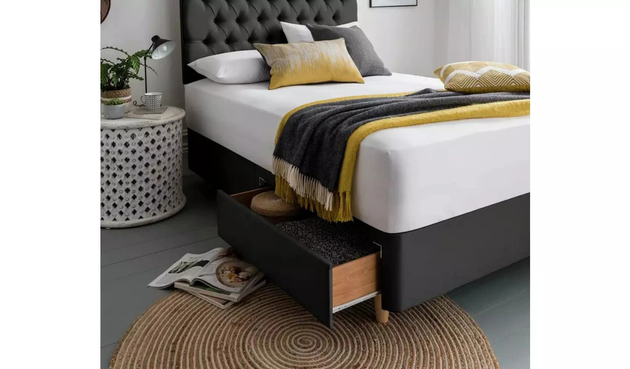 Small Double Bed : 2 Drawer Small Double Bed