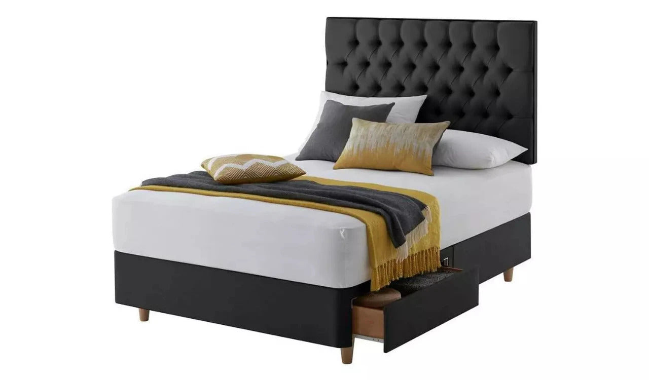 Small Double Bed : 2 Drawer Small Double Bed