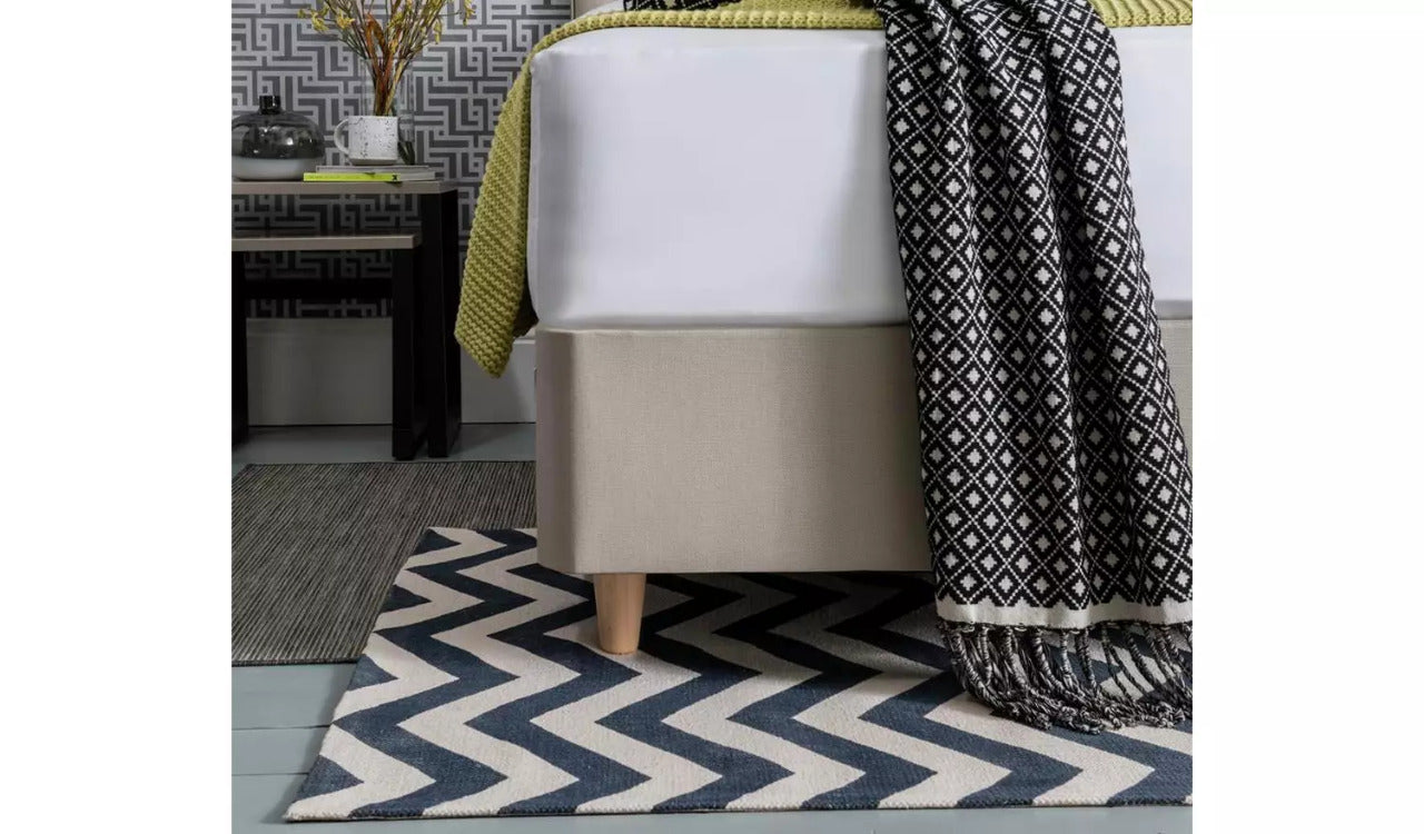 Small Double Bed: Sandstone Small Double Bed