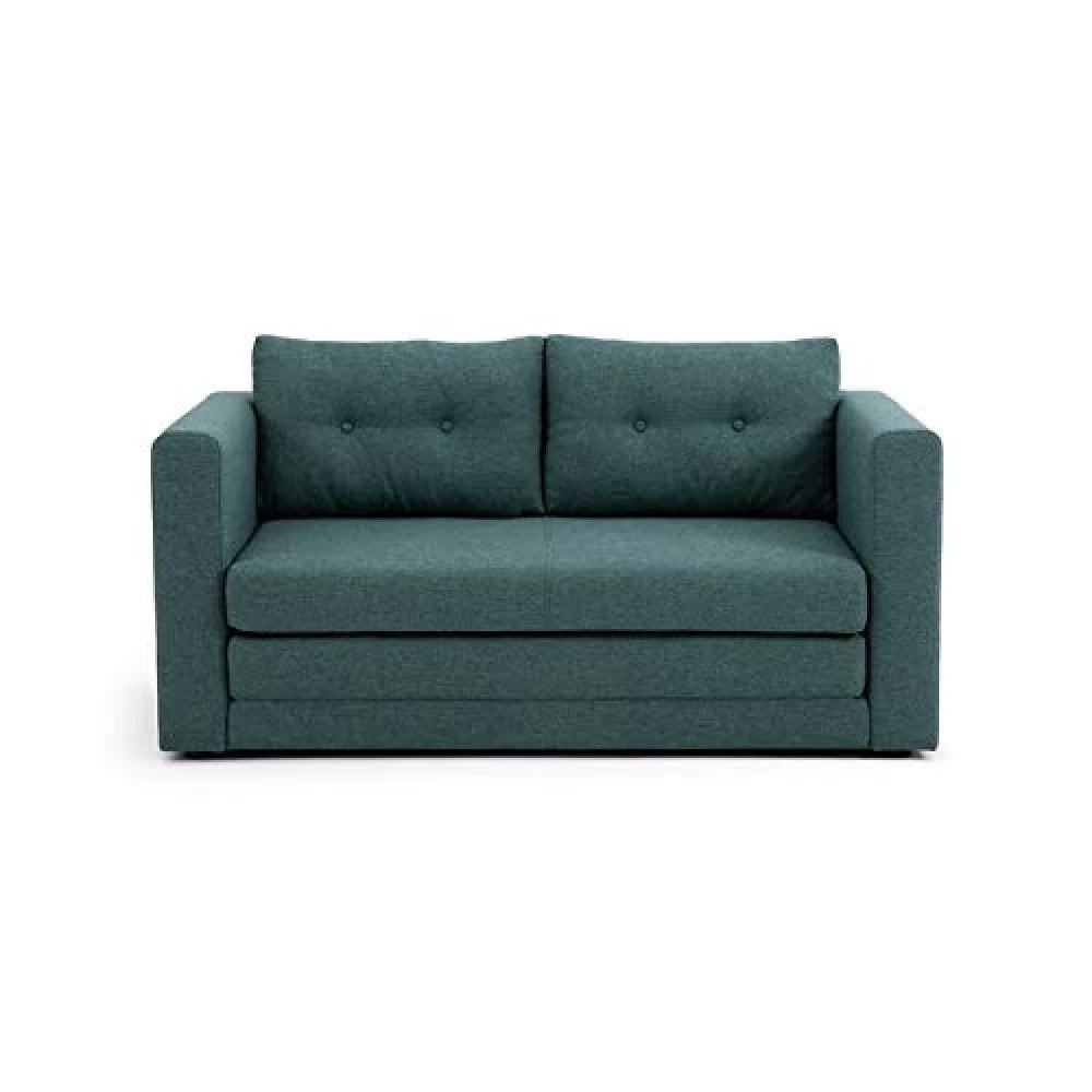 Sofa Cum Bed: Fabric 3 Seater Wooden Sofa Cum Bed for Living Room