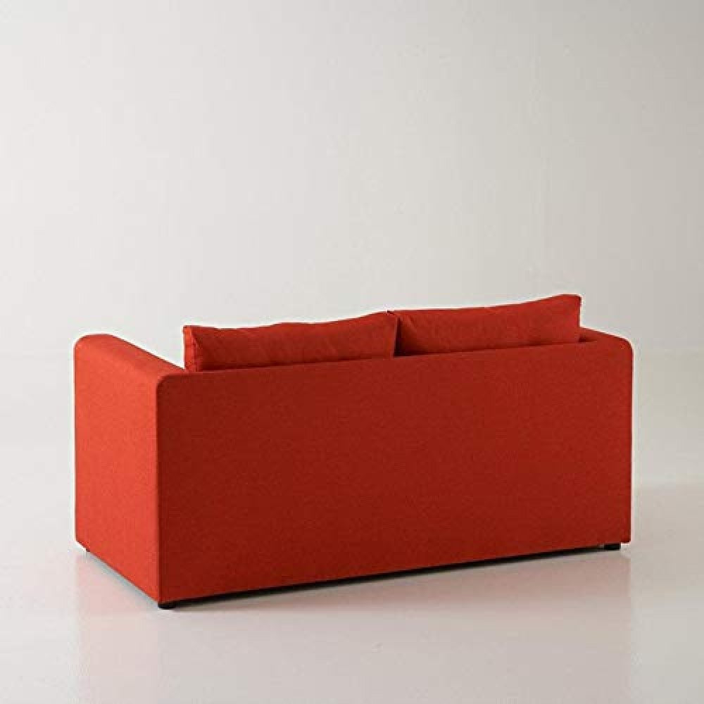 Sofa Cum Bed: Fabric 3 Seater Wooden Sofa Cum Bed for Living Room