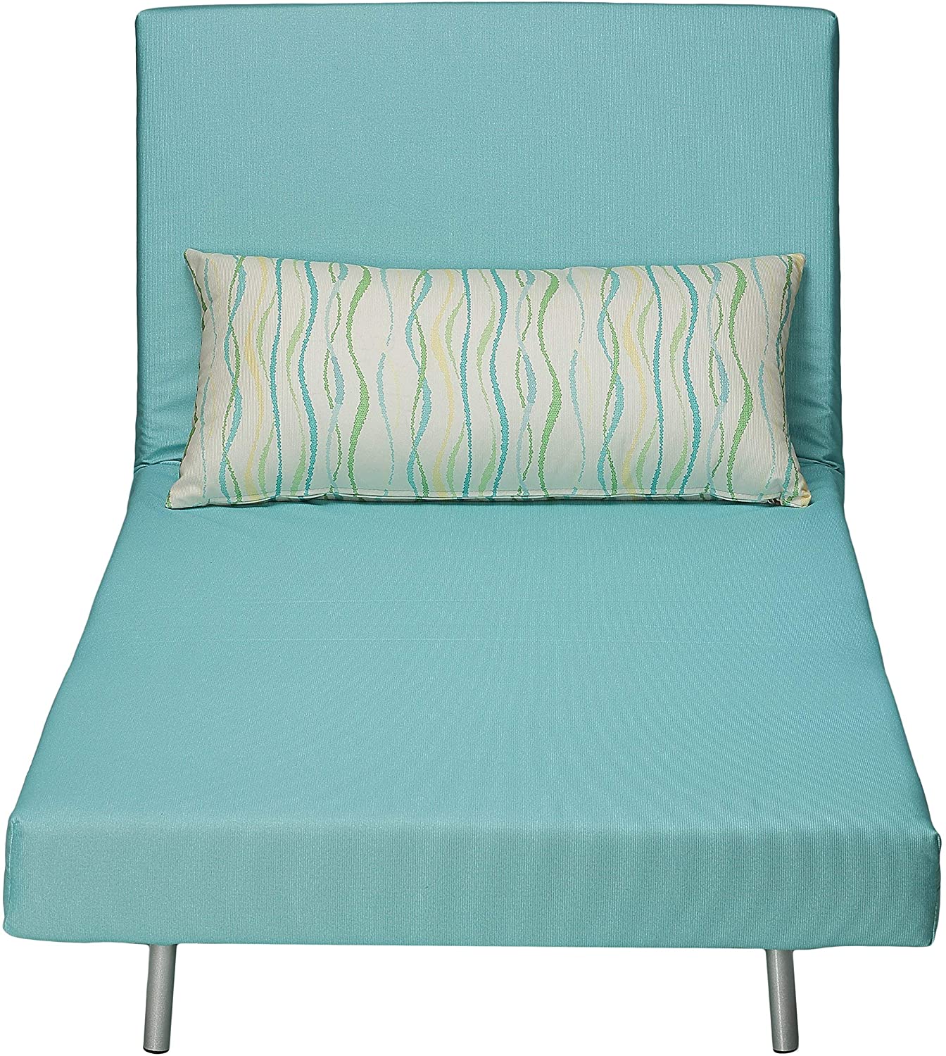 Sofa Cum Beds Accent Chair futon, Aqua Blue