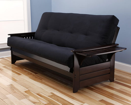 Sofa Cum Beds Microfiber Suede Futon Set Wood Sofa Beds