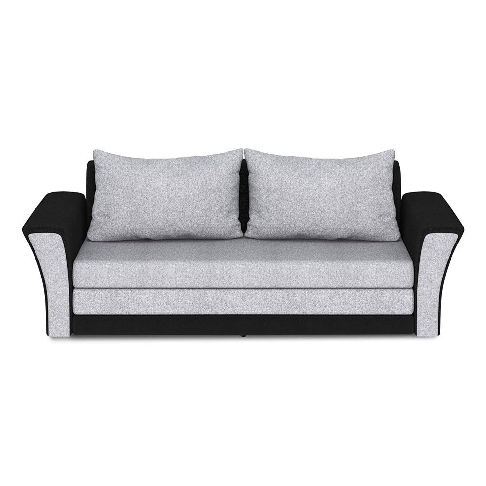 Sofa Cum bed: Fabric 3 Seater Sofa Cum for Living Room (Cream - Brown)